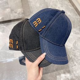 Cap de baseball pour femmes Luxury Broidered Brand Mi Caps Designer Bucket Bucket pour hommes Chapeaux de denim de rue Fashion
