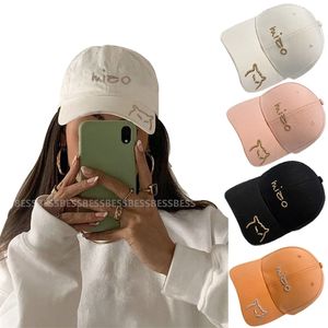 Femmes Casquettes de baseball Homme Lettre Chat Broderie Mode Casquette de baseball Visière Bord Ombre Chapeau de Soleil Casquette Homme Gorras 220701