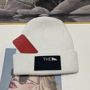 Gorro para mujer Diseñador Sombrero de invierno Gorro de punto de lana Letra casual A prueba de viento Elasticidad con puños Gorra de cráneo Casual simple Espesar simple popular fa04