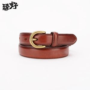 Ceinture pour femmes ceintures en cuir authentiques pour femmes femme broche de broche en or femelle