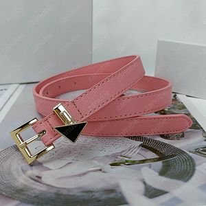 Ceintures pour femmes Designer Ceinture en cuir Marque de luxe Lettres Or Bukcle Rose P Ceinture Dames Ceinture Cintura Ceintures de mode 8 Styles Largeur 2 cm Chaud -7