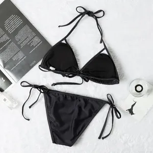 Bikini Designer Bikini MAINTRAINES LUXEUMENTS MAISON DE LUXEUR CEL CEL CHERCHER Two Piece Bathing Sett