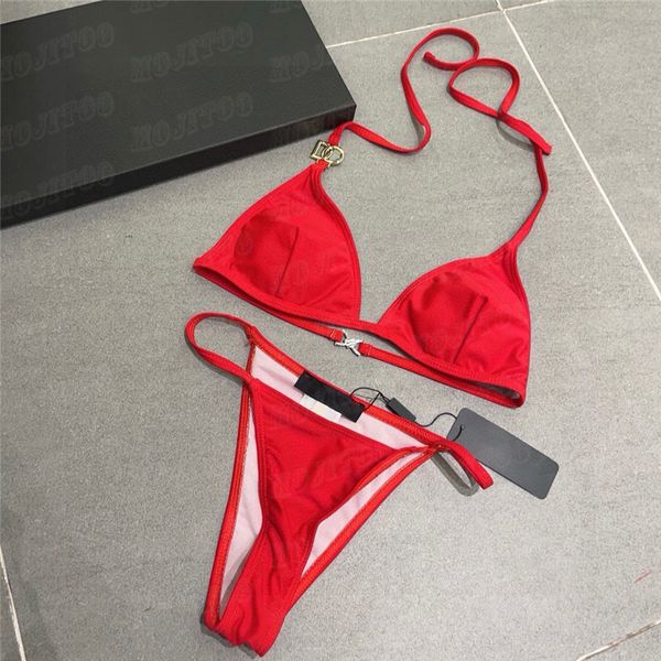 Diseñador de bikini para mujer traje de traje de traje de traje de traje de baño de dos piezas