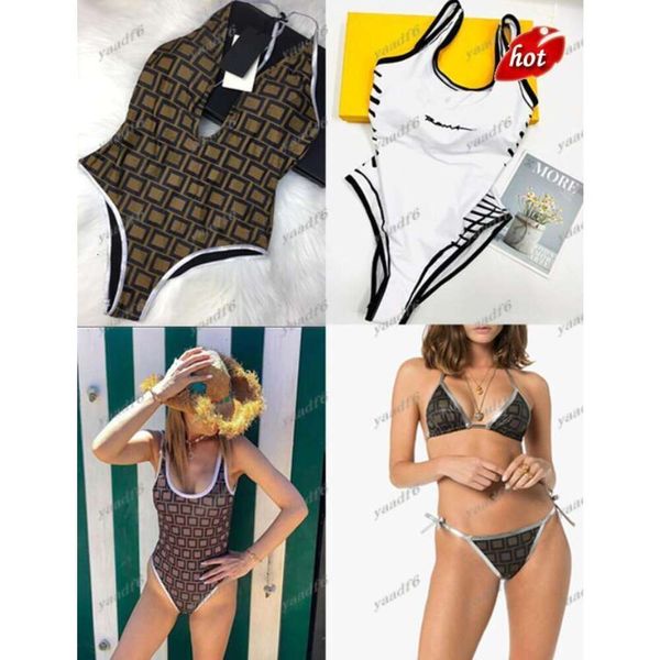 Gucci Prada Louis Vuitton Burberry Versace Fendi Вы Bikinis para mujer Set F Sexy Correa clara Traje de baño Estrellas Forma Traje de baño Traje de baño para mujer Traje de baño M