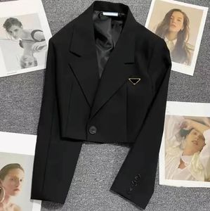 Dames blazers jas ontwerper vrouw pakken p letter jassen jas uitkoers uit de lenteveer herfst shirts vrouwelijke lente herfst