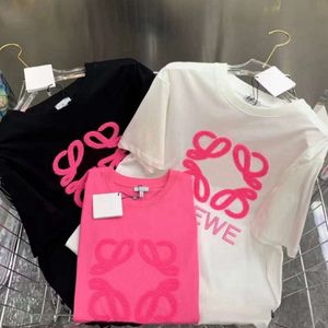 Broderie d'été Tshirt pour femmes vêtements de vêtements imprimé O-cou t-shirt à manches courtes féminine