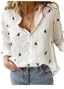 Chemises de chemises pour femmes 3D Femmes imprimées Spring à manches longues Colliers de relevé en dalage Feme Feme Blouse de mode Chone de mode plus taille 5xl Top décontracté 230726
