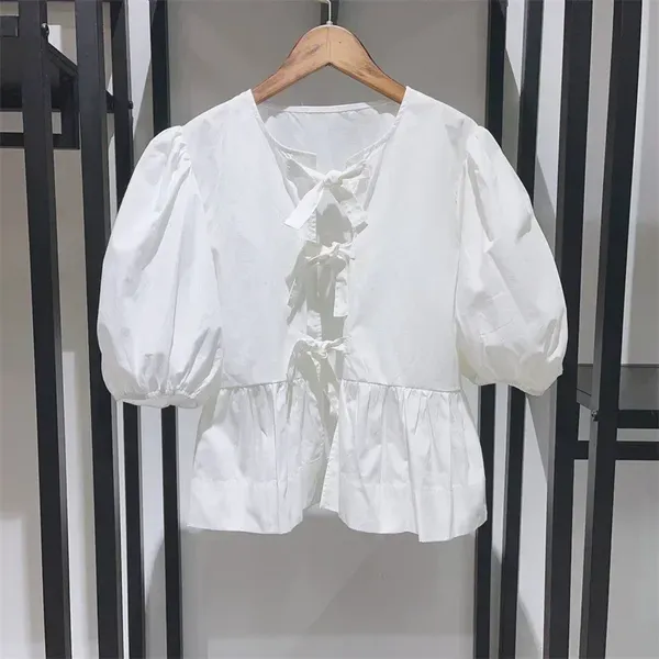 Blouses pour femmes zadigants printemps d'été filles filles noix de nœuds