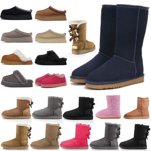 Bottes Femmes Ugglie Boot Tazz Tasman Pantoufles Designer Botte de neige Graine de moutarde Classique Ultra Mini Bottines à plateforme Les Petites Snow UG Boot Hommes Chaussures d'hiver Femmes