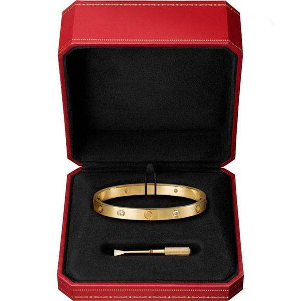 bracelet femme bracelet en or 18 carats mens diamant mode nouveaux ors roses bracelets de créateurs en acier inoxydable bijoux de canal de luxe br258C
