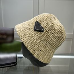 Dames emmer hoed ontwerper honkbal pet voor mannen emmer dames caps casual outdoor reizen gebreide doppen strohoed luxe casquette sunhat 6 kleur
