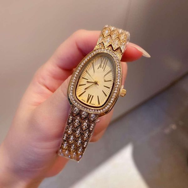 Femmes Bvlgairs montres de luxe Femmes Serpenti Seduttori Montre De Luxe Designer De Mode Montre-Bracelet Tête De Serpent Diamant Cadran Femmes Ceinture En Alliage D'acier Bande Petit SY P2EY