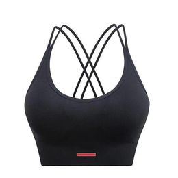 Camisolas para mujer Ropa interior Yoga Mujer Chaleco Tanque Mujeres Chalecos delgados Diseño de seda suave Tops cortos de verano Transpirable217t