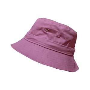 Chapeaux de godet de couleur de bonbons pour femmes chapeaux pêcheurs plus jeunes à cent lettres imprimées Caps de protection solaire imprimés Caps polyvalents