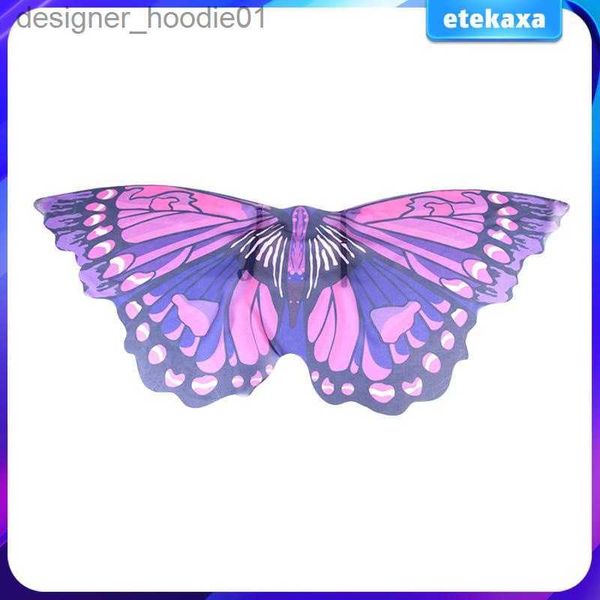 Cape Femme Etekaxa Cape Papillon Enfants Cape Cape Cosplay Festival Jouet Fête Costumes de Performance pour Enfants Habiller Aile Papillon pour Accessoires Enfant L2