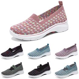 Chaussures décontractées pour femmes Gai Running Sneakers Green Molon Tennis Platforms Sneakers Run Pink Shoe Sports Trainers