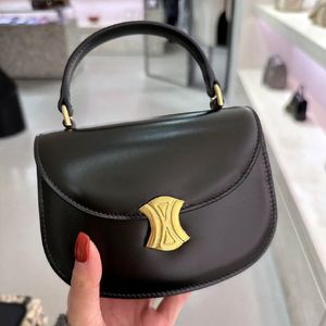 Bolso pequeño de monedero celins para mujer Bolso de mano de lujo Diseñador besace adolescente triomphe hombre billetera embrague solapa cuero genuino moda bandolera bandolera bolsos