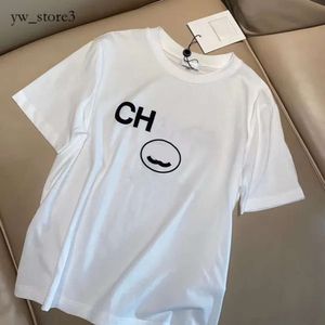 Chanels T-shirt voor dames Casual los modeontwerpershirt Oversize T-stukken Kleding Zomertops Heren Chanels Borst C Letter Luxe shirt Dames Straatshorts Kanaal 8664