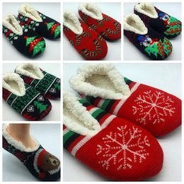 Femmes Noël Classique Applique Chaussettes Chaussettes Dame Chaussettes Chaussettes Maison Chaussettes Chaussons Confortables pour Femmes RRA2026