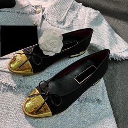 Chaussures habillées classiques pour femmes, bout rond, chaussures de ballet plates à poils longs, chaussures habillées intellectuelles élégantes, chaussures de bateau plates à bouche profonde