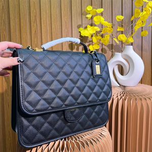 Dames klassieke vaste kleur rugzakstijl met handvat goud metaal buiten praktische grote capaciteit portemonnee designer tassen 32x25 cm