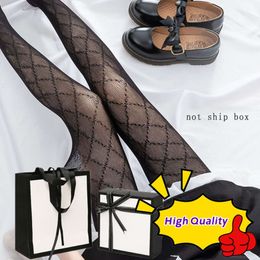 Womens Klassieke Kousen Mode Brief Patroon Sokken Ins Hot Kousen Sexy vrouwen Leggings Hoge Kwaliteit Panty C6U0