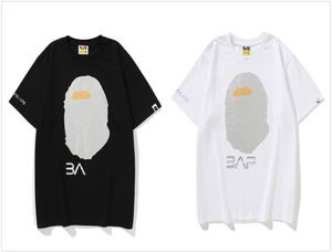ropa de mujer camiseta de mujer camisetas de diseñador Código fuente camuflaje negro blanco patchwork hombres camisetas traje de tiburón Camiseta casual con estampado de algodón camiseta gráfica top de camuflaje