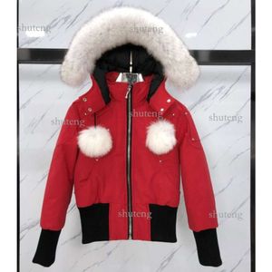 Femmes Manteau d'hiver Designer Down Jacket de Canadian Goose Parkas Femmes Vestes Zipper Manteaux chauds à capuche Real Wolf Fur Holder Blanc et 779