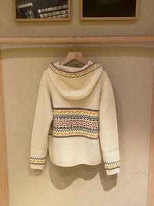 Manteau femme hiver loro couleur tricoté fermeture éclair à capuche laine Cardigans piana