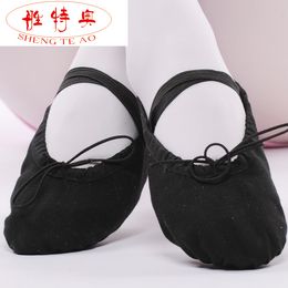 Chaussures de danse de Ballet souples en toile respirante confortables pour femmes adaptées aux adultes et aux enfants fille taille 22 ~ 42 16 ~ 26 cm CXTY-005