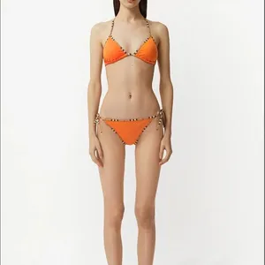 Dames contrast kleur bikini vrouwen badpakken dames badpakken ontwerper sexy bikini tweedeels zwempartijen mode badmode 99