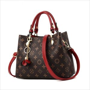 dames crossbodytas damestas damestas van middelbare leeftijd 2023 nieuwe schoudertas oude bloem handtas met grote capaciteit luxe designer messenger bag bucket bag