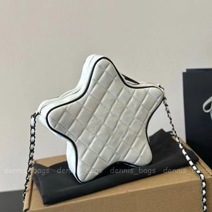 Crossbodytassen voor dames Designer Lucky Star-schoudertas Vijfpuntige sterketting Dames Cross Body-leer