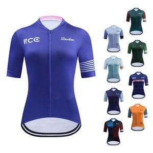 Vêtements de cyclisme pour femmes Raudax à manches courtes Ropa Ciclismo maillot d'été Kit uniforme de vélo de Triathlon 240311