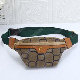 Femmes Designer Ceinture Sac Fanny Pack Pour Hommes Lettres Complètes De Luxe Bumbag Casual Taille Sacs Or Boucle Poitrine Bumbag Bourse