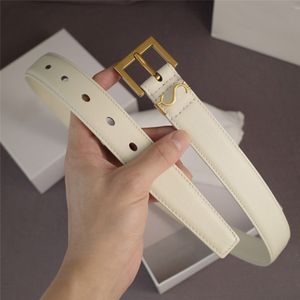 Designer de concepteurs de femmes lettres de marque concepteur ceinture féminine largeur de cuir authentique 3cm ceinture de haute qualité 312Z