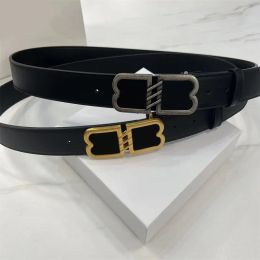Womens Designer Belt Herenriem Luxe riemen Zilveren gesp Cintura Zwart lederen taillebanden voor dames Mode Gouden letters Breedte 2,3/3,8 cm -4