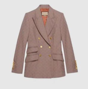 Womens Designer Blazer Jackets Coats kleding Dubbele letters Spring Nieuw vrijgegeven tops