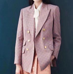 Womens Designer Blazer Jackets Coats Kleding Dubbele letters Spring Nieuw vrijgegeven tops 01