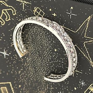 Womens Designer Armbanden Zilveren Armbanden Merk Brief Armband Koperen Lederen Bangle Sieraden Polsbandje Manchet Crystal Wedding Party Love Gift