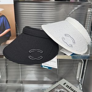 Designer pour femmes c-lettres noires de chapeau blanc capuchons haut haut chapeau de soleil chapeaux en tricot pour hommes