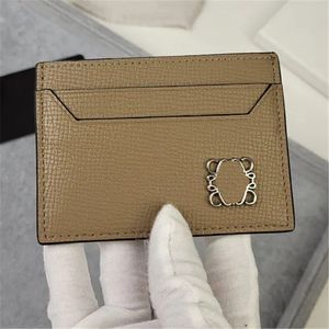 Titulaire de la carte de créateur pour femmes Anagram Cobblestone Petit portefeuille en cuir véritable Portefeuille de luxe pour hommes Porte-cartes de mode Porte-monnaie Porte Carte