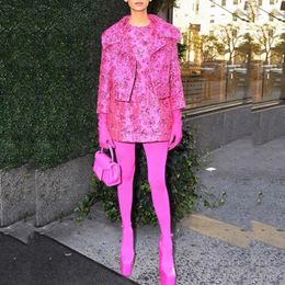 Designer de créateurs de femmes vestes blazers femme de luxe concepteur femme veste étoile mode rose série de printemps nouveaux hauts sortis