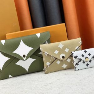 Diseñador para mujer Bolso de embrague Luxurys Pochette Kirigami Carteras Classic Flower Letter Sobre Titulares de tarjetas Monedero de moda de alta calidad 3 piezas en 1 bolsas