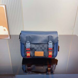 Damesontwerper Cowhide Flap Mens Messenger Bag Classic Luxury One-Shoulder Messenger Bag Fashion veelzijdig