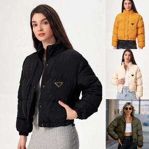 Designer de créateurs de femmes en fourrure de fourrure gonflée designer des manches longues Lady Slim Jacket Down Coat Breaker Courte parka Veste d'hiver Femmes