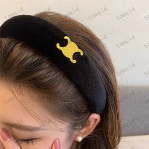 Womens Designer Hairwear Luxe hoofdbanden voor dames Hair Clasp Brand Classic Gold Buckle Head Band Winter Bur Hair Accessoires Gift