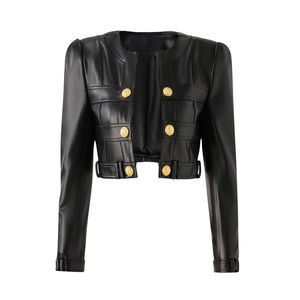 Dames Designer Jackets Denim Woman Coats Autumn Spring Style Slim For Lady Echt lederen jas Designer Coat A181