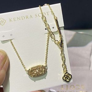 Damesontwerper Kendrascott kettingontwerper Designer ketting voor vrouw sieraden vrouwelijke kraagketen cadeau hanger luxe hart ketting 981