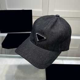 Diseñador para mujer Gorras de béisbol para hombre Newsboy Bucket Hat Azul Negro con gorra de lujo triangular para Lady Play Go Senderismo Sun 2022